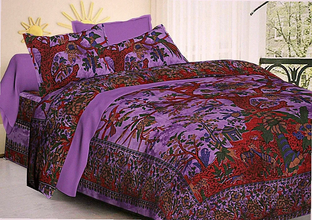 Bedding Set Queen Size Duvet Cover Mandala Hippie Gypsy Indian Quilt Cover Boho