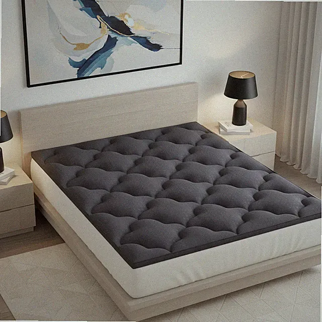 Dark Cotton Full Double Mattress Topper