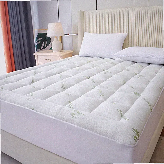 Mattress Topper Queen Size - Viscose Made from Mattress Pad Ultra Soft Coolin...