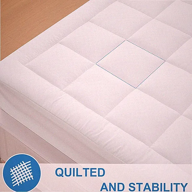 Quilted Mattress Protector Fitted Bed Cover Microfiber Mattress pad Protector