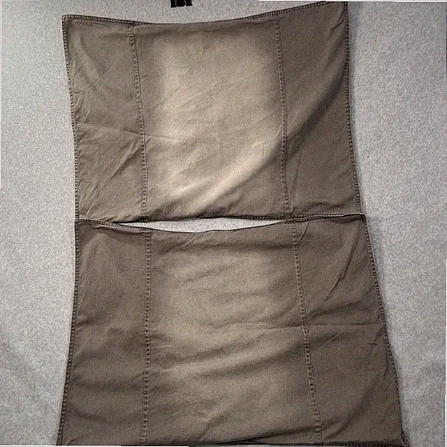 RH TEEN Gray denim ombre Cotton Pillow Shams Set of 2 Restoration Hardware